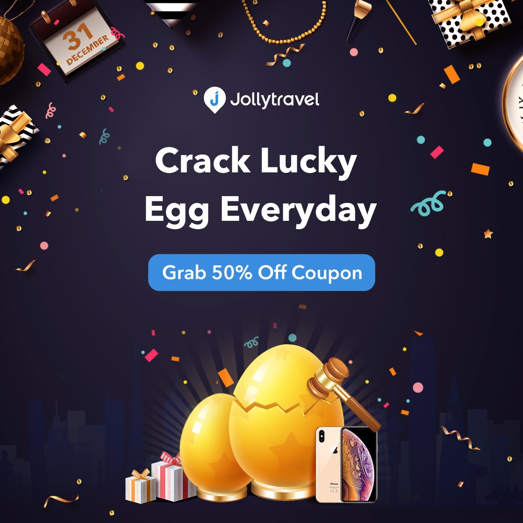 JollyTravelStyl's tweet photo. Crack a Lucky Egg to start your New Year! Download Jollychic App https://t.co/bAKQ8ybKkm to find the Lucky egg which only belongs to you! 😋😋
 Or you can start your journal with 👉👉https://t.co/Eh0fZSxLR7  New Register will get $100 coupon! https://t.co/5Fa112mbJH