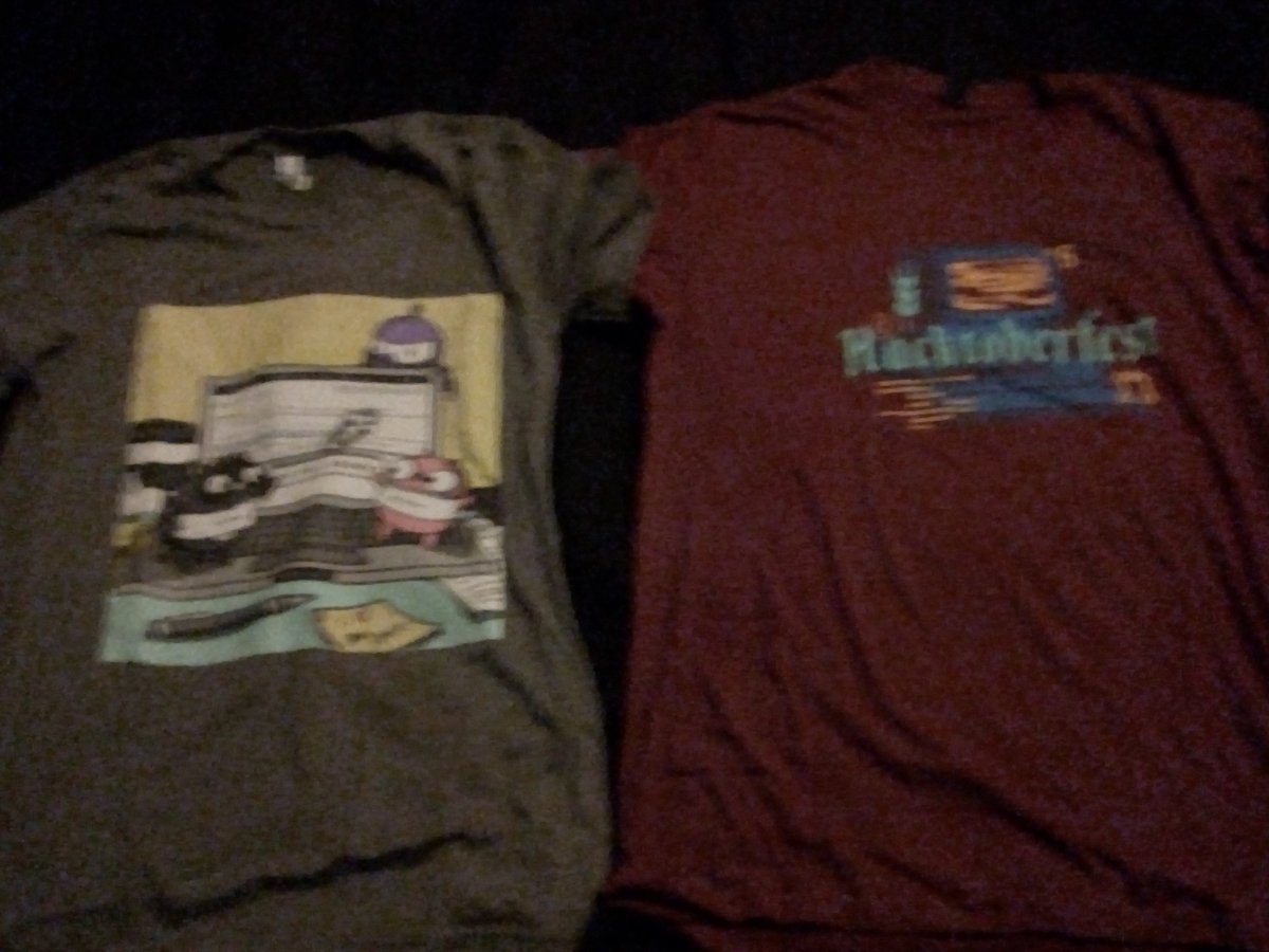 michaelwright74's tweet image. My #Hacktoberfest shirts arrived today 😀 #100DaysOfCode #CodeNewbie