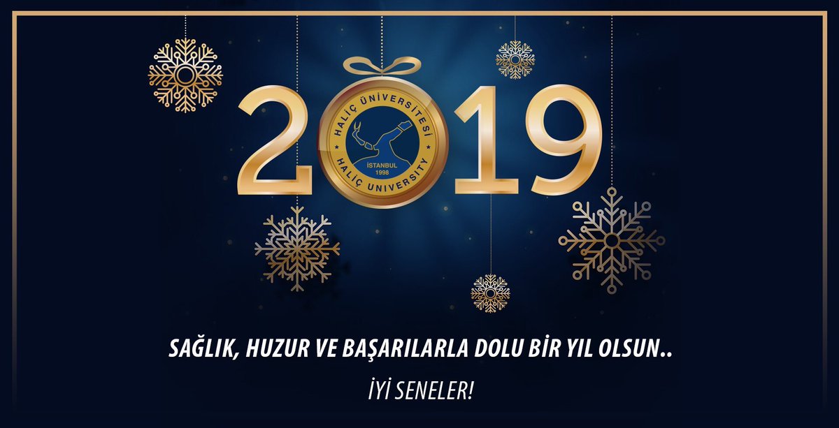 Sağlık, mutluluk, huzur ve başarılarla dolu bir yıl dileriz. #MutluYıllar
