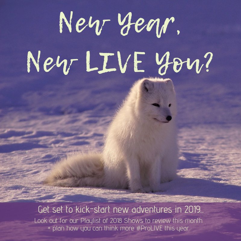 LadiesGoLive's tweet photo. Happy New Year 2019 from all at team @LadiesGoLIVE + @pressplaypres @jennslive! Then it's time get Planning your LIVEs for January-Plan-uary... Come join in at https://t.co/Uk6KzeEoLM https://t.co/b0mFmWnChr