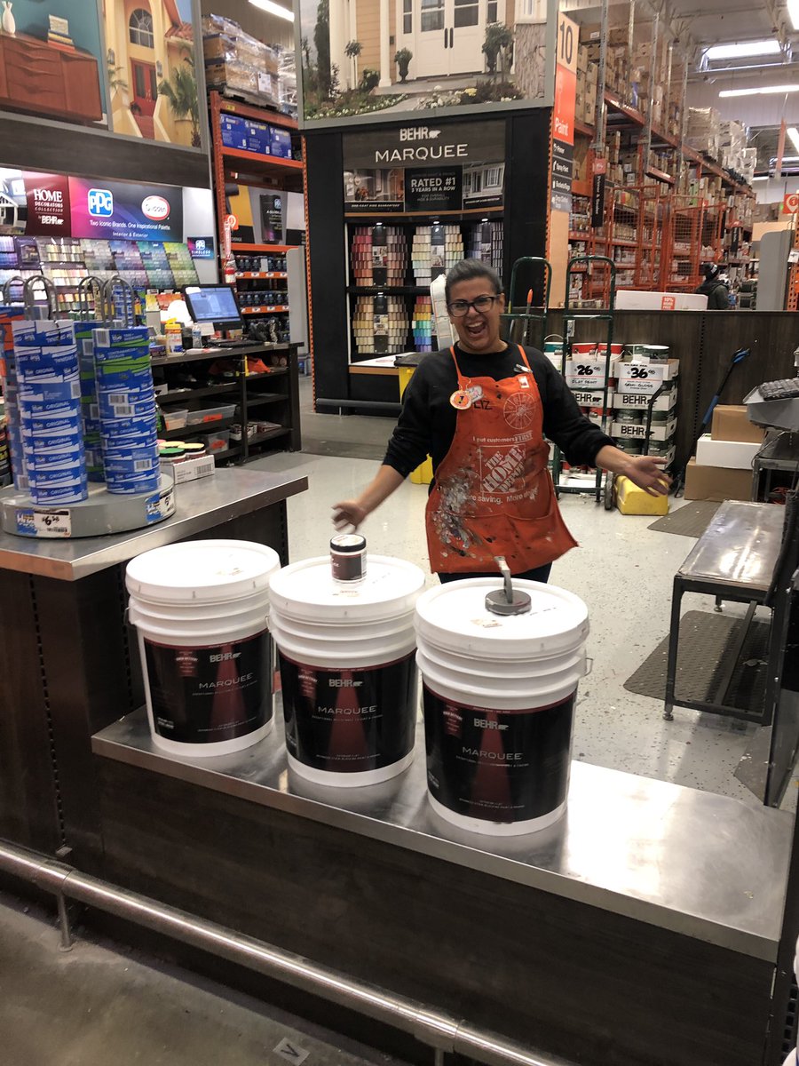 Nice little Marquee order on a slow day, great job Liz.  Pomona Store #6645.  @BehrWestCobos <a href="/Specialty6645/">Specialty 6645</a> <a href="/HomeDepot/">The Home Depot</a>