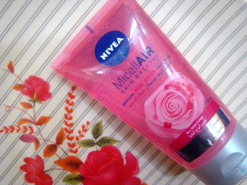 rose water face wash