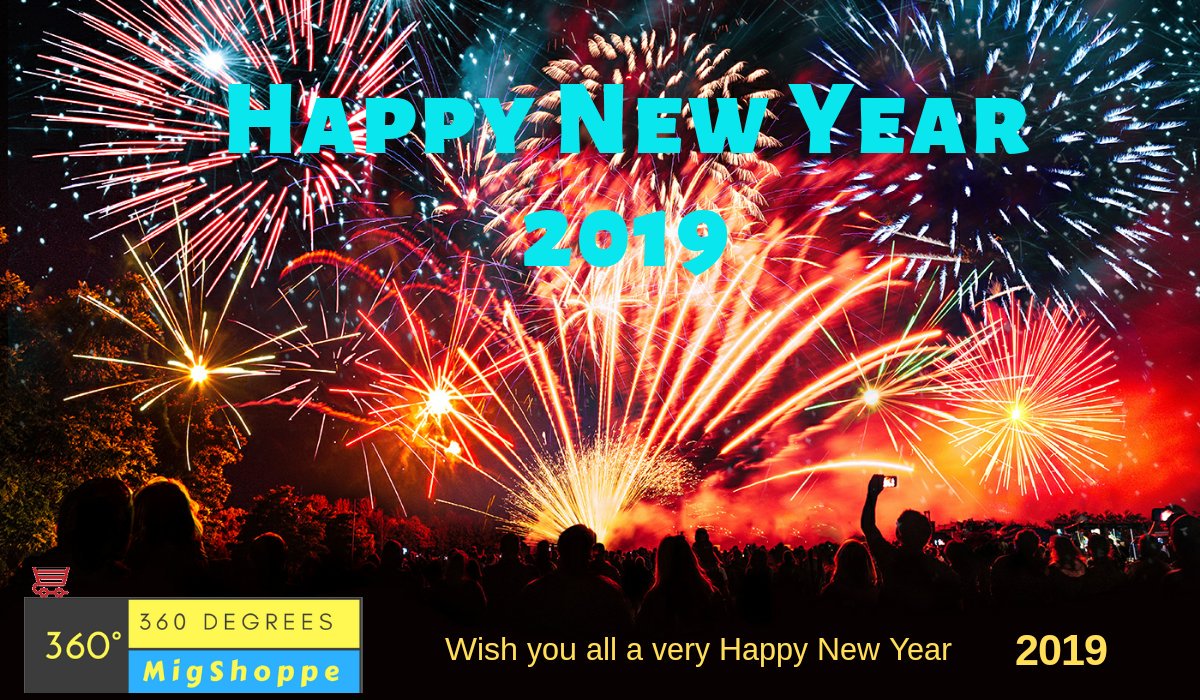 MigShoppeIDS's tweet photo. Wish you very happy New Year 2019 https://t.co/v8ry4SMTVE