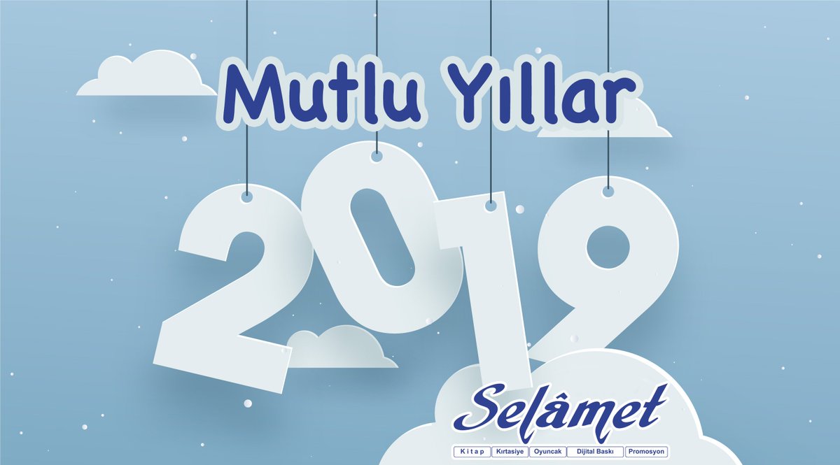 2019'un, güzel ülkemiz için sağlık, mutluluk, huzur ve başarılarla dolu bir yıl olması dileğiyle! Herkese #MutluYıllar
