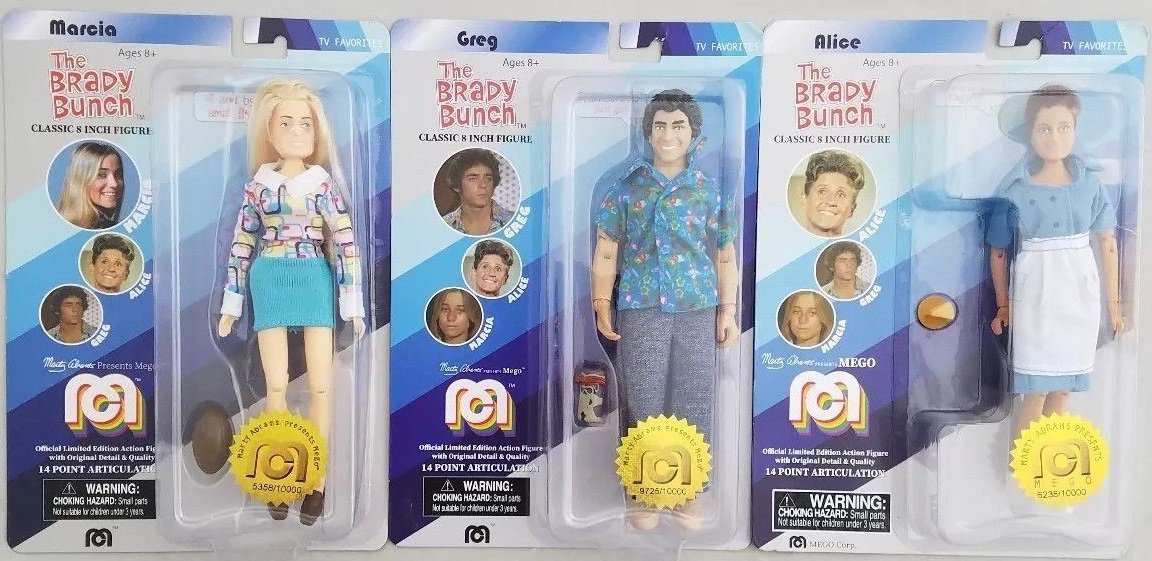 MEarthprime's tweet photo. #MegoTV viewers: Tune into #MeTV to watch #TheBradyBunch #Sunday om Jan 6 11am -1pm
Don't forget to visit #Target to get your #Mego figures of:
#AliceNelson
#GregBrady
#MarciaBrady https://t.co/7s3dQejYTH
