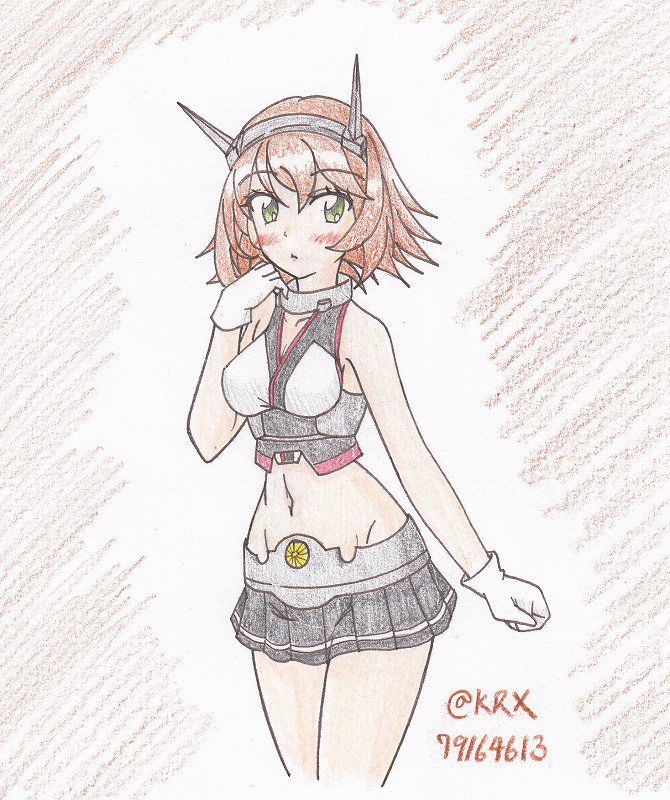 #艦これ版深夜の真剣お絵描き60分一本勝負
#艦これ版真剣お絵描き60分一本勝負_20181231
#陸奥
綺麗なお姉さんは好きですか? 