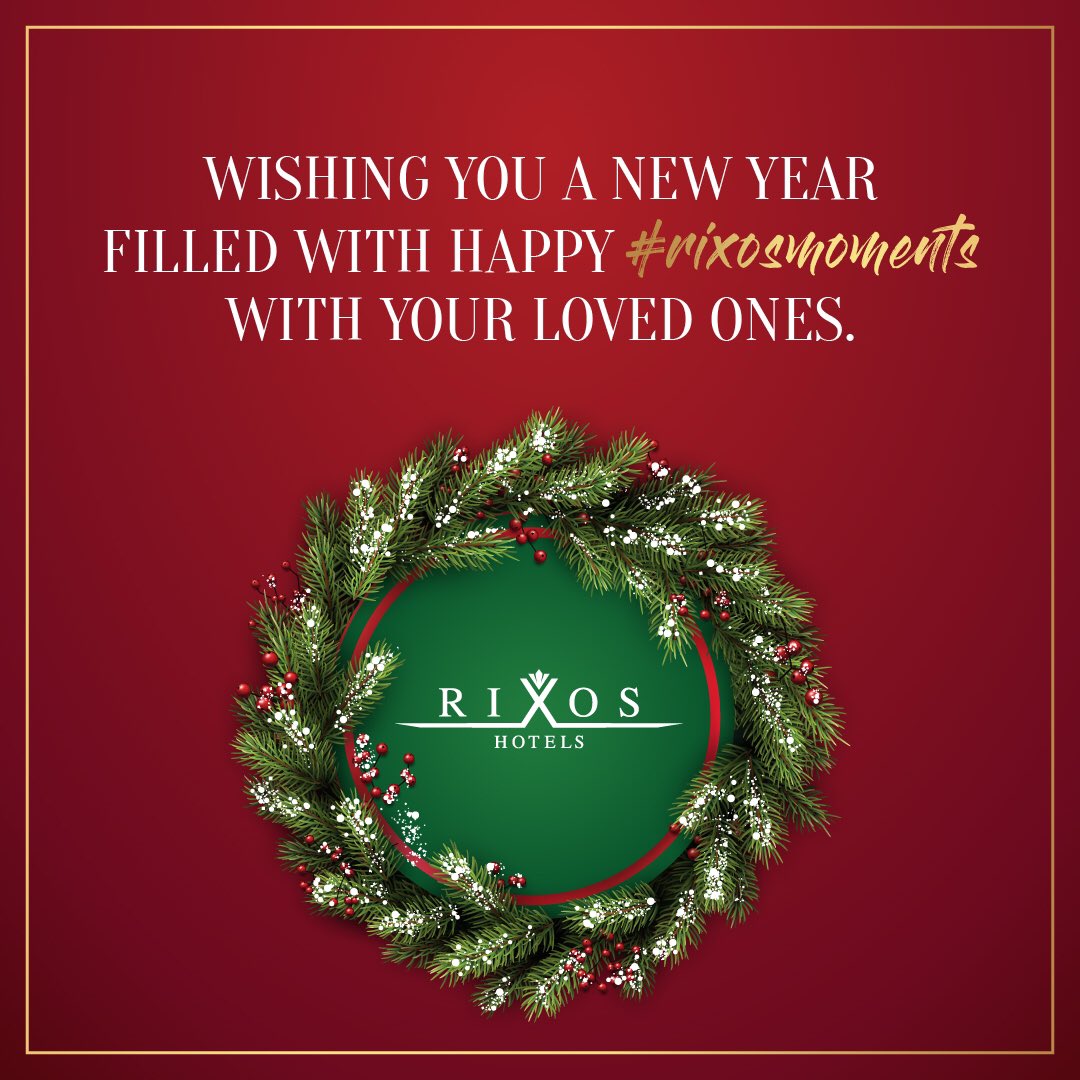 Wishing you a new year, filled with happy #rixosmoments with your loved ones. 🎄🦌🦌🦌#rixossungate #rixoshotels #happynewyear #mutluyıllar #yeniyıl #yılbaşı #newyear #christmas