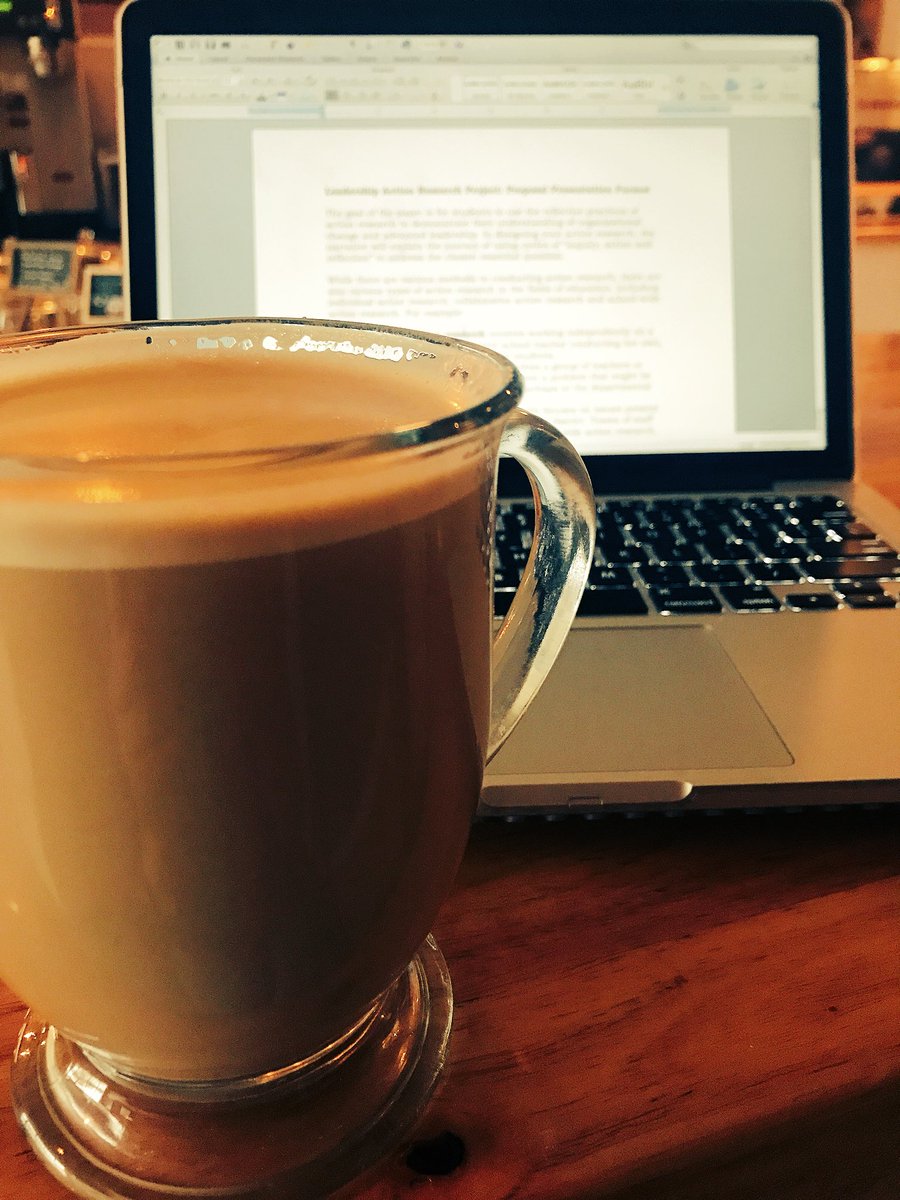 tiffanytruitt's tweet image. Cue witty pun about getting back to that #DocStudent daily grind and something clever about coffee grounds...