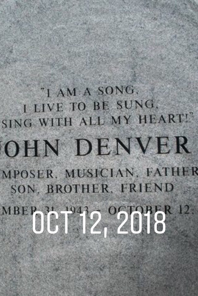 Happy Birthday to the late John Denver. Miss and love him so much. He d be 75 years old today.   