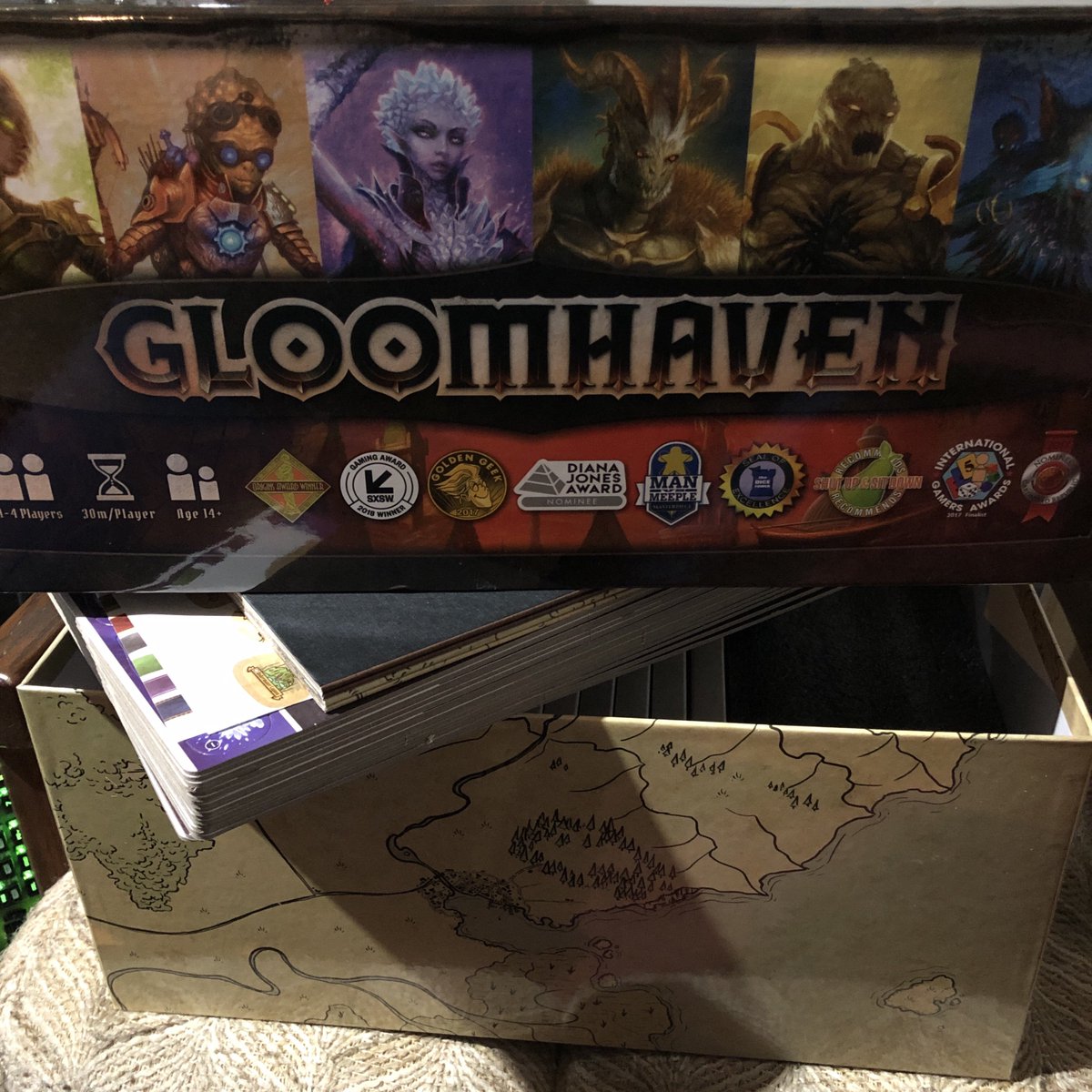 bits_board's tweet photo. Well, this came in... #boardgames #tabletop #gloomhaven https://t.co/G5lp9ERErp