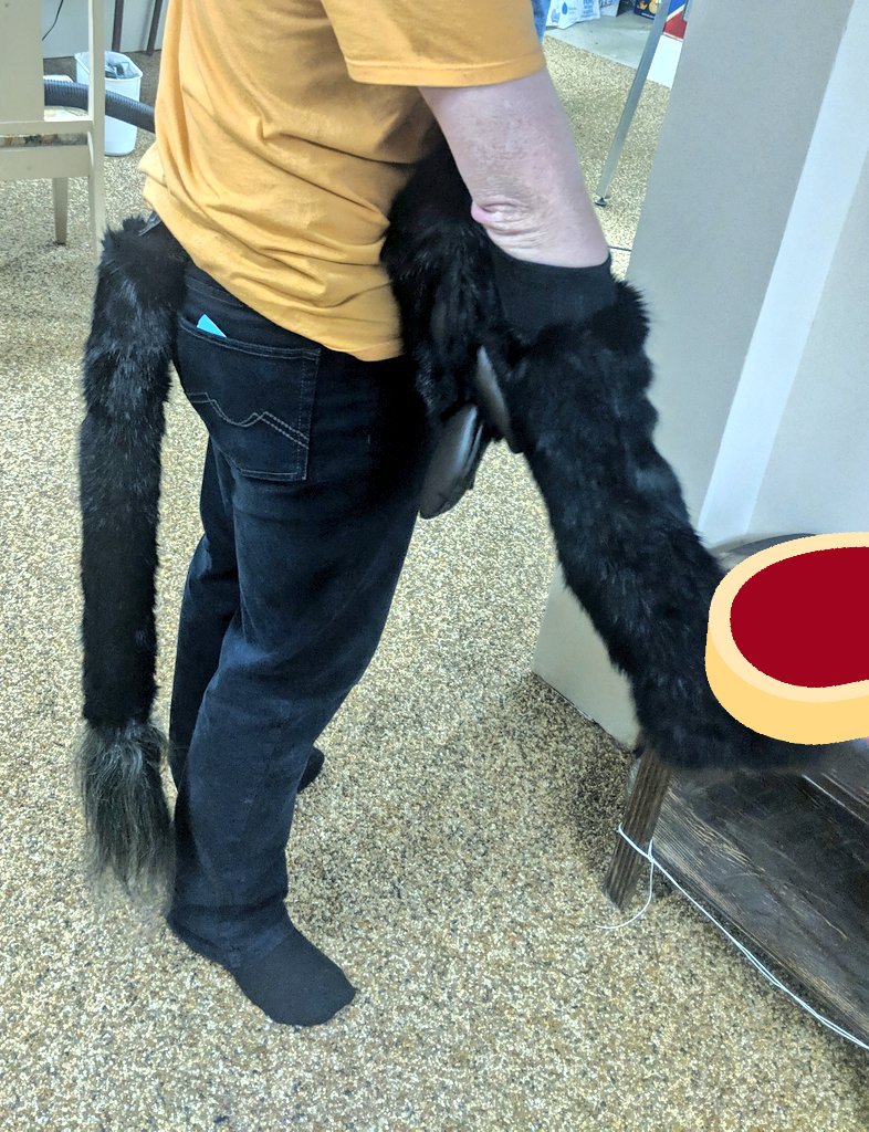 Bullean3's tweet photo. Partial is starting to come along
And I am happy how they came out

2019 is gonna be so much more fun with the new gear, so many more hugs to give out
#furry #furryfandom #hugsareawesome  #bovinesrule https://t.co/OCmllX9sLo