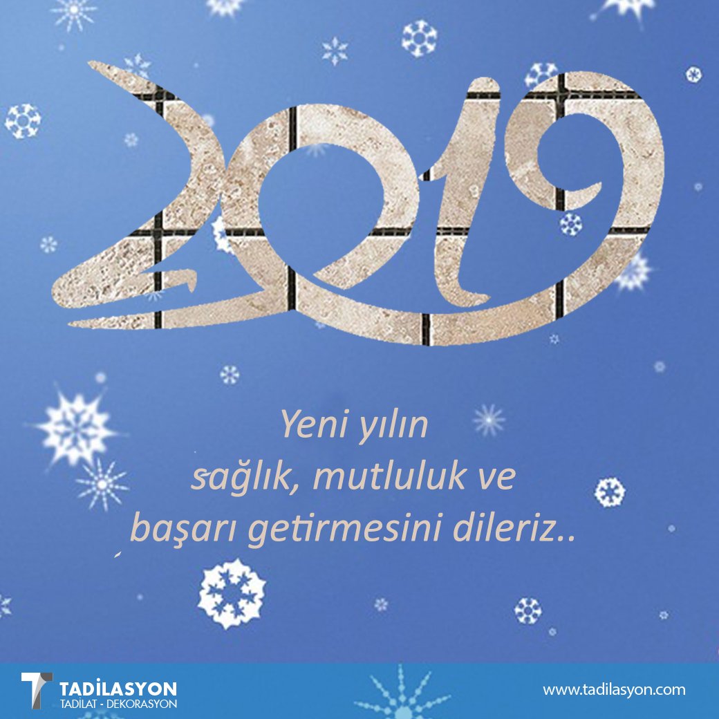 Yeni yılın sağlık, mutluluk, huzur  barış getirmesi dileğiyle... tadilasyon.com
#yeniyıl #Hosgeldin2019 #MutluYıllar #yeniyılınızkutluolsun #Yenibiryıl #tadilat #dekorasyon #Tadilasyon #tadilatişleri #banyotadilat #evtadilat #kompletadilat #mutfaktadilat #ofistadilatı