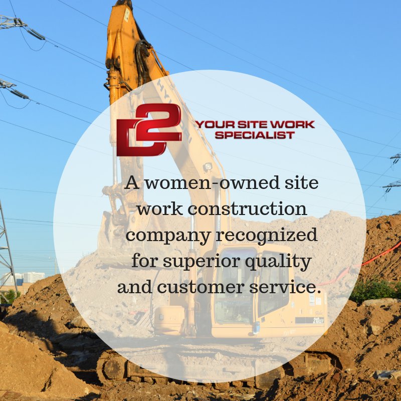 D2Sitework's tweet photo. We provide a unique vision and understanding to each project and are committed to providing an unparalleled level of service.
#D2sitework #siteworkspecialists https://t.co/jn4oSdsfNI