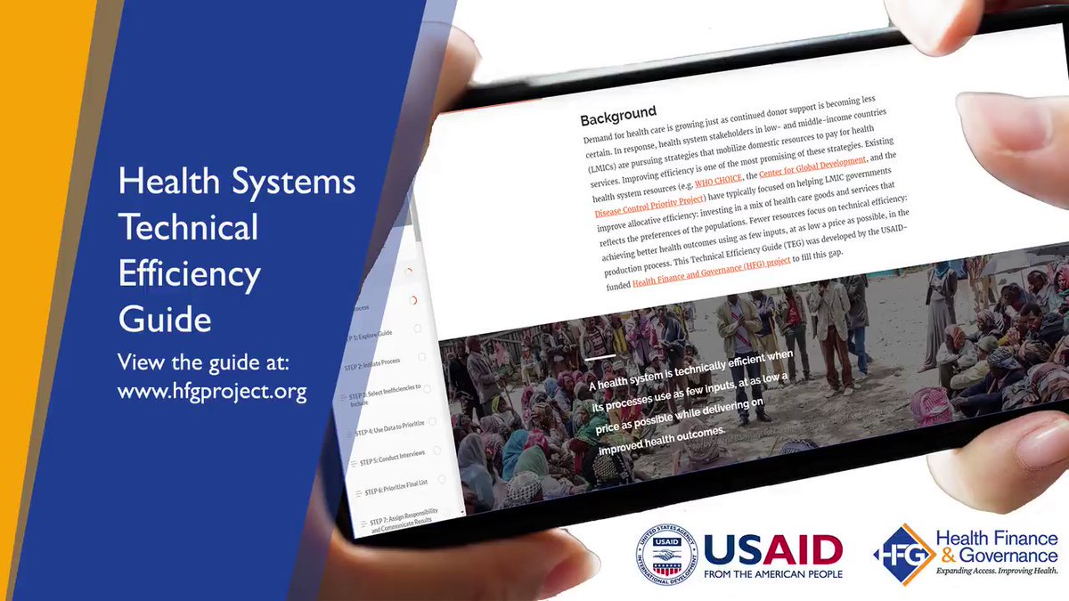 HFG Project (@hfgproject) on Twitter photo Through the new health system technical efficiency guide governments in low- and middle-income countries can better prioritize inefficiencies. Check it out today: bit.ly/2Nt7uxe <a href="/USAIDGH/">USAID Global Health</a> #HFGAdvances Through the new health system technical efficiency guide governments in low- and middle-income countries can better prioritize inefficiencies. Check it out today: bit.ly/2Nt7uxe <a href="/USAIDGH/">USAID Global Health</a> #HFGAdvances