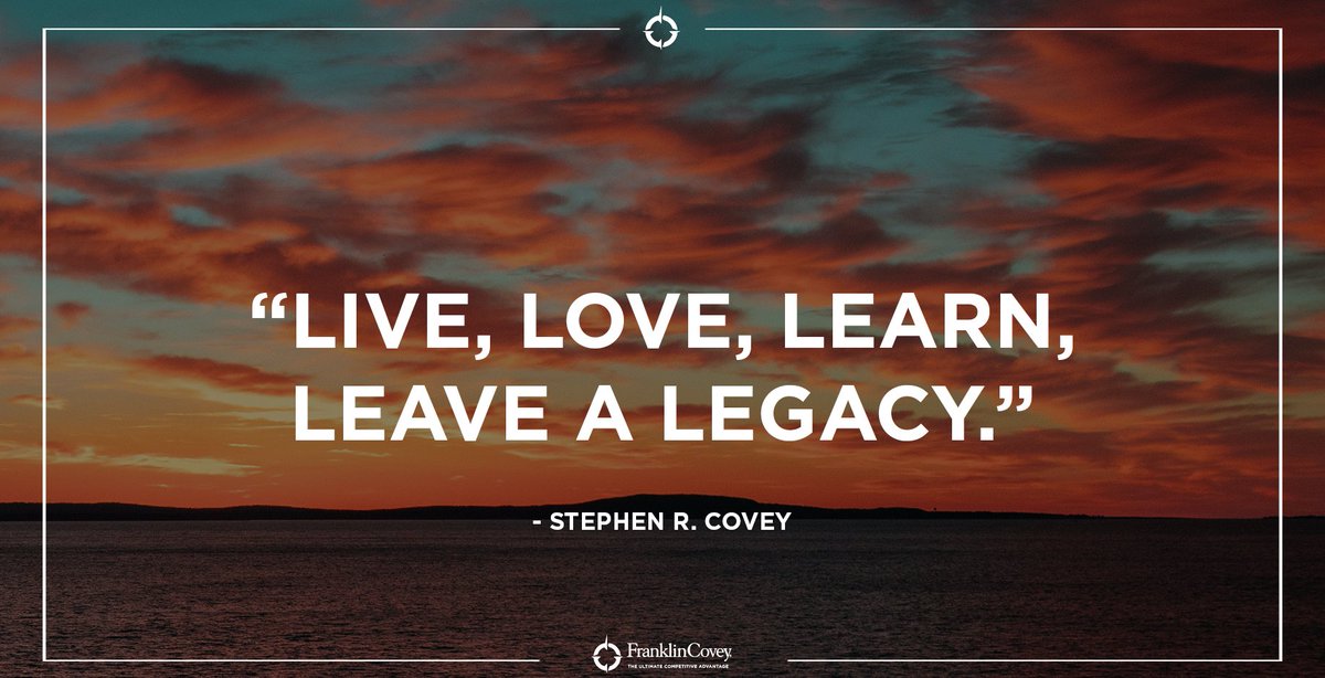 To live to love to learn. Live and learn.