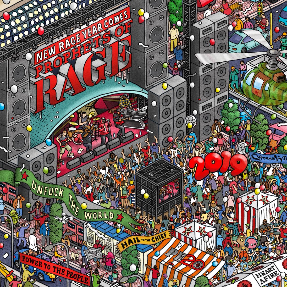 IC4DESIGN_INC's tweet image. 🔥 HAPPY NEW RAGE YEAR COMES 🔥 2019 ResPEct! Fan art illustration by IC4DESIGN🎍✊🏿✊🏾✊🏽✊🏼✊🏻
@prophetsofrage @MrChuckD @tmorello @BradWilkdrummer @B_Real @PublicEnemyFTP @TheImpossebulls @DjLORDofficial @futureuserx @cypresshill #ProphetsOfRage #DjLORD #rock #hiphop #NewYear2019