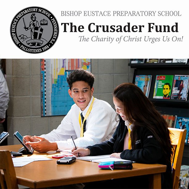 BishopEustace's tweet photo. The clock is ticking down to make your gift for this calendar year! Won't you make a new year resolution to support Bishop Eustace Prep? Give now at https://t.co/BCrHyhGJD4 to support the mission of Bishop Eustace Prep and impact our students each and every day. #HappyNewYear! https://t.co/Xy2s6ez3Xg