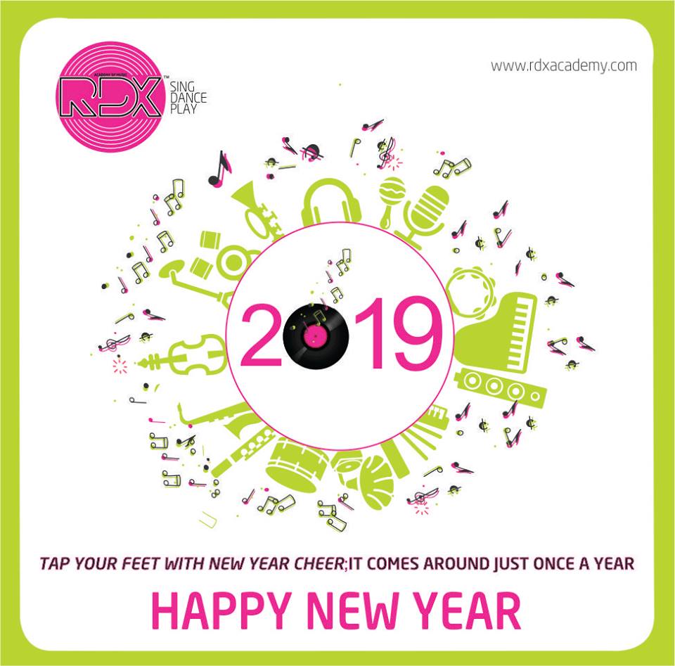AcademyRdx's tweet photo. May this #NewYear bring you the melodious rhythm, ecstatic moves &amp; the harmony in your life…
Wishing you all a very Musical #HappyNewYear!!!
2⃣0⃣1⃣9⃣🎶🎵🎉��✨

#RDXAcademy #Pune #Welcome2019 #2019 #Dance #Music #MusicAcademy #DanceAcademy #DanceClass #MusicClass https://t.co/TbmCnZYn2U