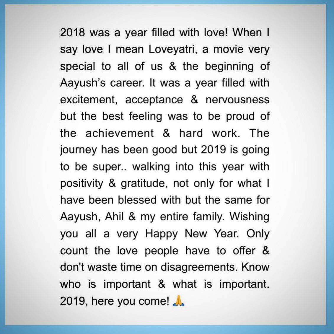 Summing up 2018 & looking forward to 2019 !