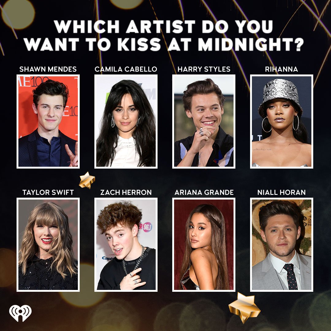 Who do you want to kiss at midnight? 😘 #NewYearsEve