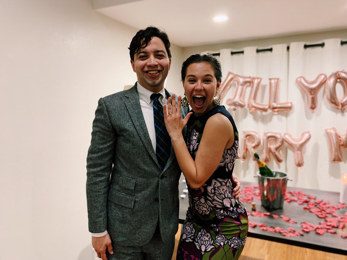 april__sanchez's tweet photo. GUYS. IM GETTING MARRIED. HOLY COW. LETS ROCK AND ROLL. https://t.co/6leswYXxw3