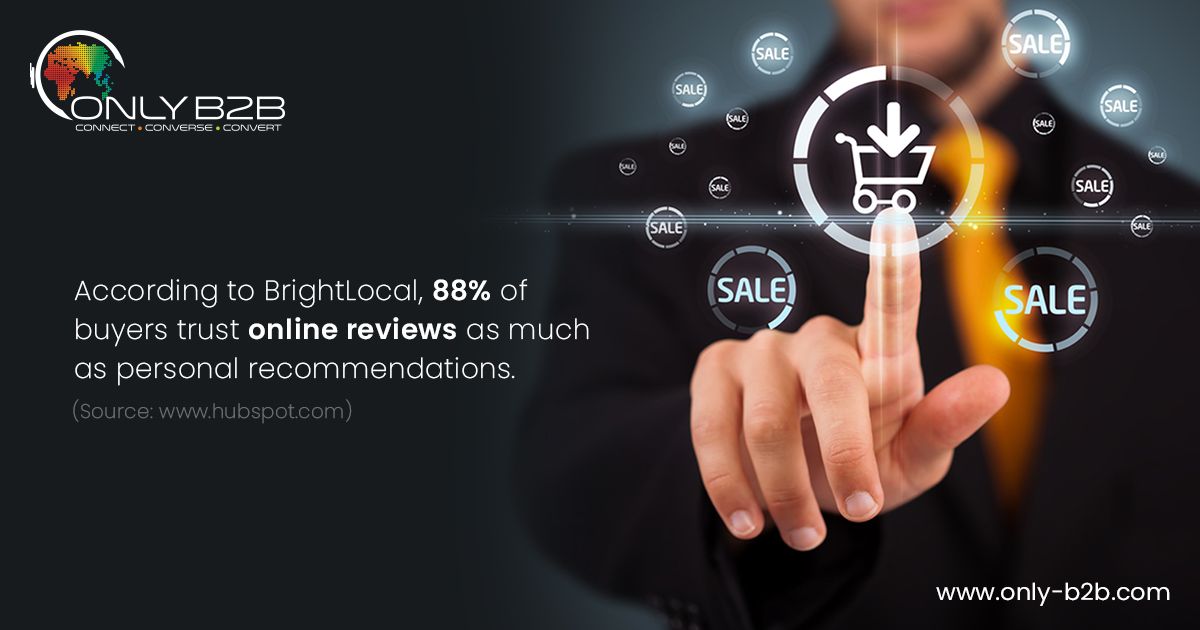 vikas1bhatt's tweet photo. According to BrightLocal, 88% of buyers trust online reviews as much as personal recommendations.@HubSpot
#onlinereviews #LeadGen #DemandGen #Marketing #Content #B2BMarketing #Stats #Email #EmailMarketing #ContentMarketing https://t.co/LDz8tcEvj5
