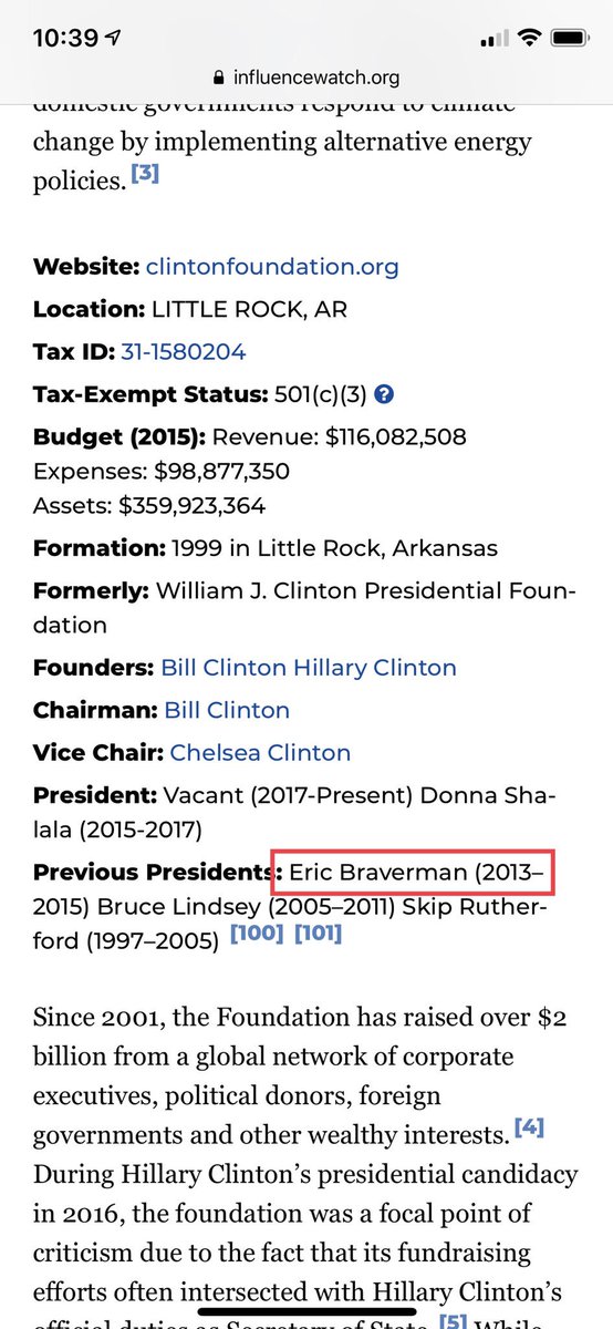 16. A breakdown of CGI fiscal criticisms. Meet Eric Braverman, (urban legend or Eric Schmidt in disguise).Braverman reportedly left CF because of the “inherent” corruption and disagreements with CC. Last heard was also hired by Alphabet.  https://www.influencewatch.org/non-profit/bill-hillary-and-chelsea-clinton-foundation/