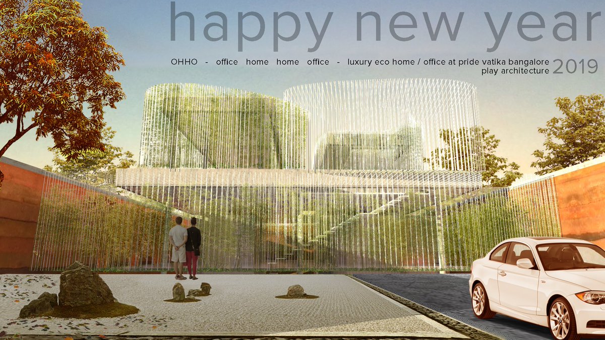 OHHO !!! 2019 ! A very Happy New Year from
Play Architecture ! 

Office Home Home Office attempts to promote living and working amidst nature!