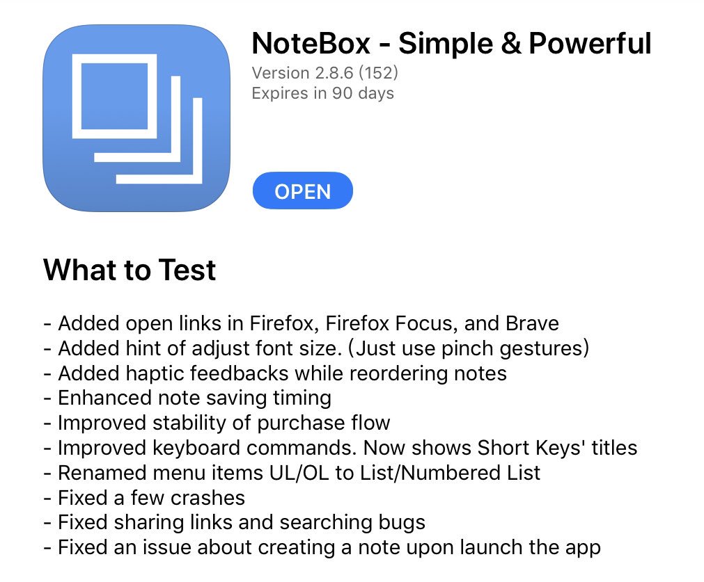 getnotebox's tweet photo. Happy New Year! 🎉 NoteBox v2.8.6 is TestFlighting with many features. Download beta from here: https://t.co/nda38EUwUI https://t.co/dUPNJeAMwh