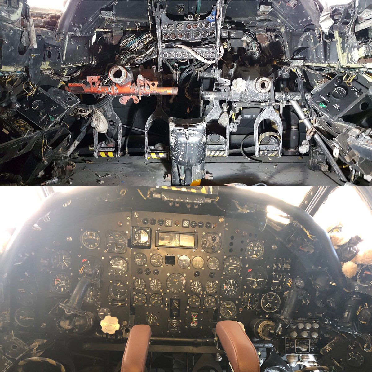 A huge year for #XL388 in 2018, but 2019 will see big developments for the project as well. Take a look at these images showing the difference a year can make! Support the next steps of the project by visiting justgiving.com/crowdfunding.c…. #twitterVforce #Vulcan #2018Review  #Museum