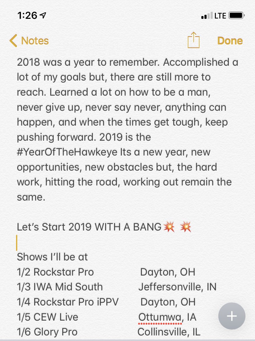 1called_manders's tweet photo. ๐ฅ #YearOfTheHawkeye ๐ฅ
Time to put 2018 on shelf, time to put more work in 2019! ๐ฅโ ๏ธ๐ค
#MidwestTerritory #CEWLive #AboveTheLaw #WeAreIWA #KeepOnKeepinOn
#TrustTheProcess #Swarm #Hawkeyes #ProWrestling #Wrestling #Iowa #CornbeltCrusher #Era #Legacy #Hardwork #ForOurByOur https://t.co/vjdRAenDZP