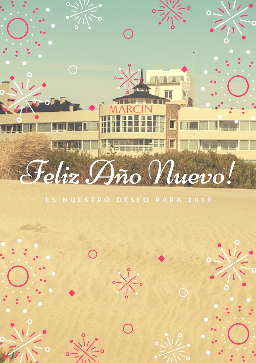 MarcinHotel's tweet photo. Feliz 2019!!
Que este año nuevo nos encuentre donde queremos estar!!! 🎇🎆🥂🍾
#EnjoyMarcin #FelizAño #Bienvenido2019 #FiestaFrenteAlMar #Cariló https://t.co/o1cJHYDxB4
