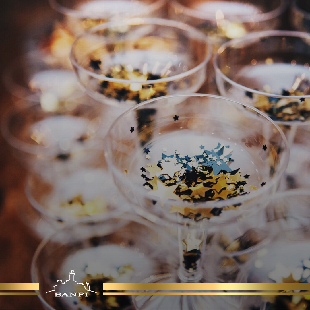 Ring in the New Year with a little sparkle and Castello Banfi wine!