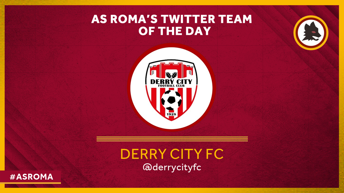 ASRomaEN's tweet photo. #ASRoma’s Twitter Team of the Day is @derrycityfc. The Candystripes will celebrate their 90th anniversary in 2019 &amp; are the only club to have represented 2 leagues in the European Cup. They recently renamed their stadium after their late captain Ryan McBride who died in 2017 🇮🇹🇮🇪 https://t.co/FC7K51M28s