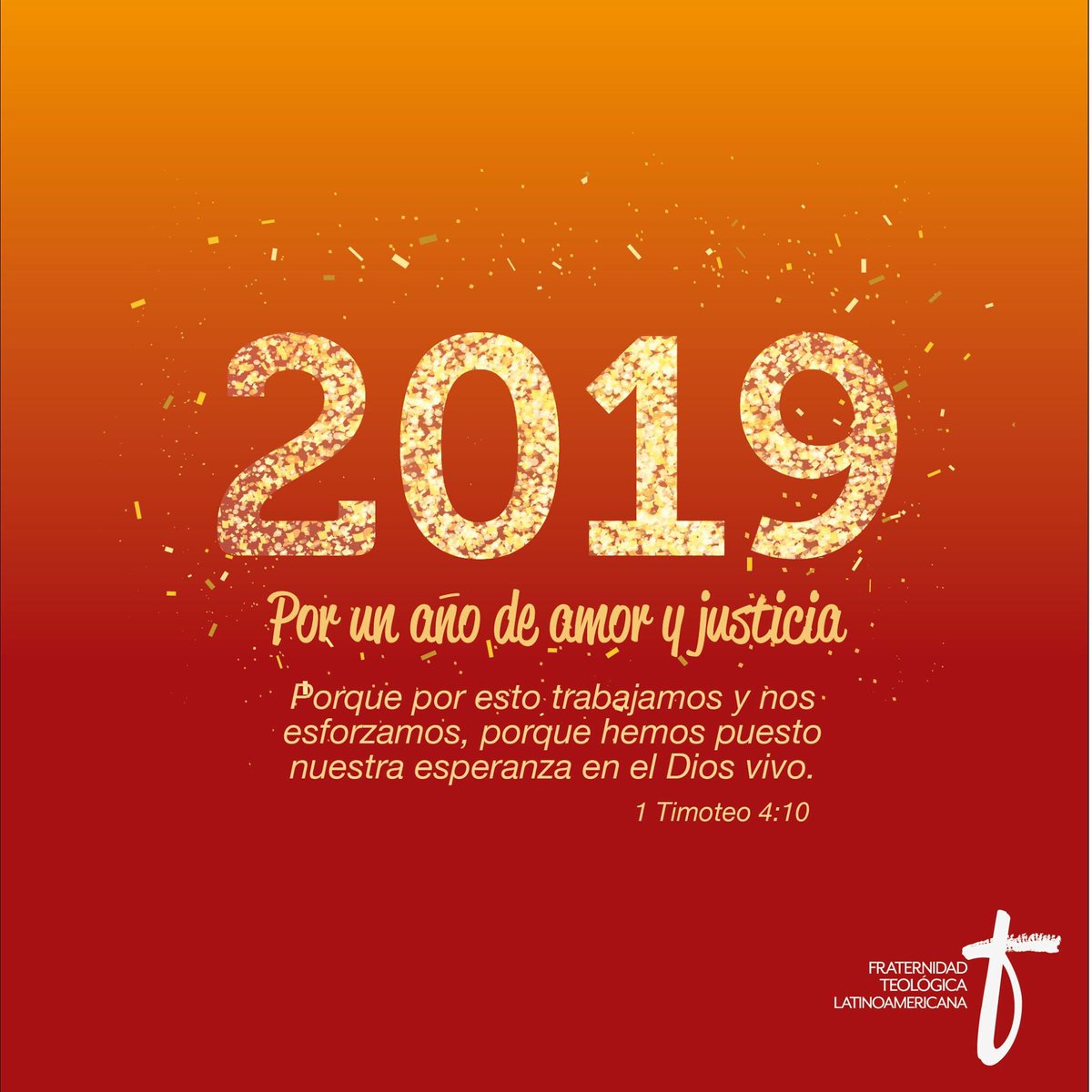 FTLcontinental's tweet photo. ¡Deseamos que el 2019 sea un año de justicia y amor!
”Porque por esto trabajamos y nos esforzamos, porque hemos puesto nuestra esperanza en el Dios vivo"
- 1 Tim. 4:10 #FelizAño2019 #teologíascontextuales https://t.co/BaVp66TIlw