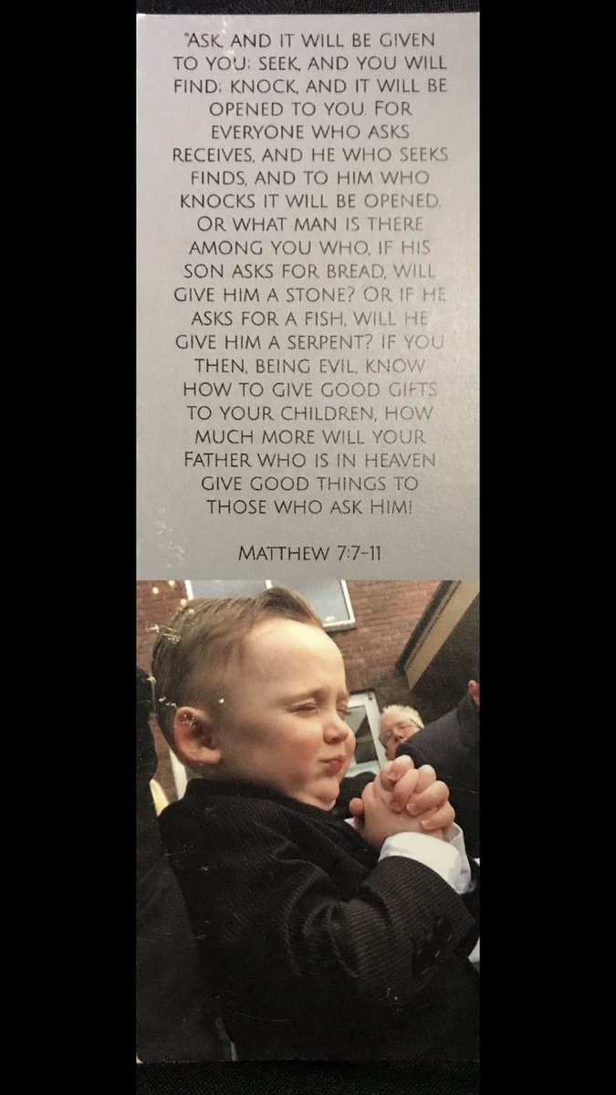 bibleversekid's tweet photo. I had these bookmarks made awhile back when I got this photo of Pal praying. I found some extras if anybody wants one, just send me a direct message https://t.co/kAIzSbiERK