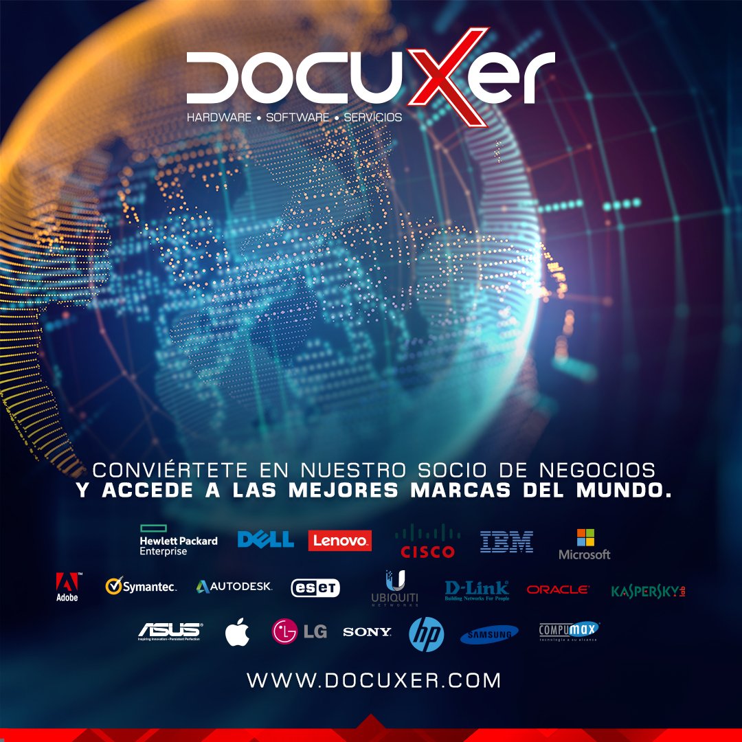 Docuxer's tweet image. Soluciones tecnológicas empresariales, conviértete en nuestro socio de negocios y accede a las mejores marcas del mundo. Contáctanos (7) 575 52 47 #Cúcuta #Bucaramanga #Hardware #Software #Servicios