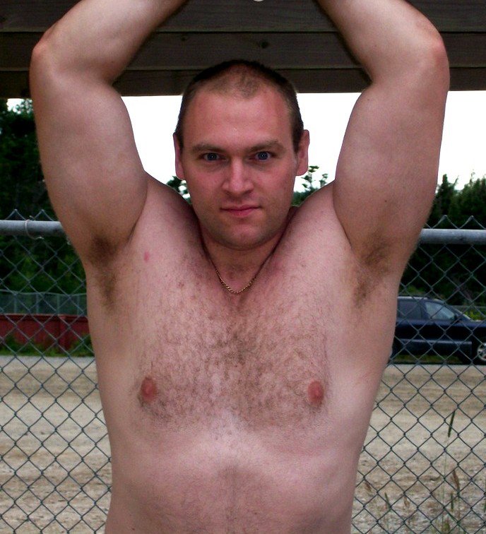 a daddy bear hairy arms