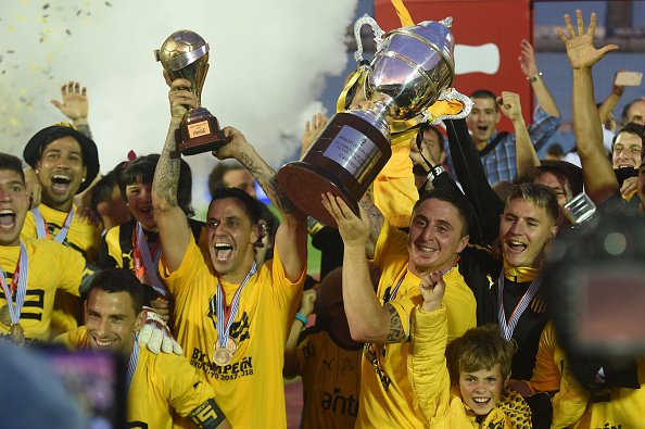 OptaJavier's tweet photo. 2 - @OficialCAP fue el campeón uruguayo en 2018 y logró su primer bicampeonato luego de haber conseguido el quinquenio en 1997. Bicampeón. #Opta2018 https://t.co/ZceezXW7te