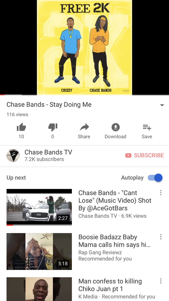 CBands500's tweet image. New mixtape out now on YouTube go tune in #FREE2K