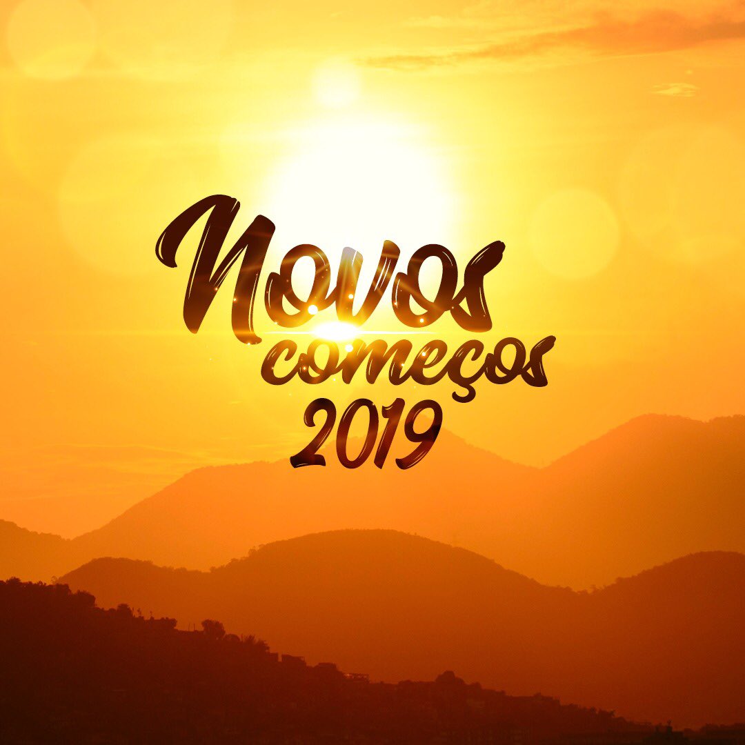 Consagre ao Senhor tudo o que você faz, e os seus planos serão bem-sucedidos.” (Provérbios 16:3). Feliz 2019! Feliz Novos começos!