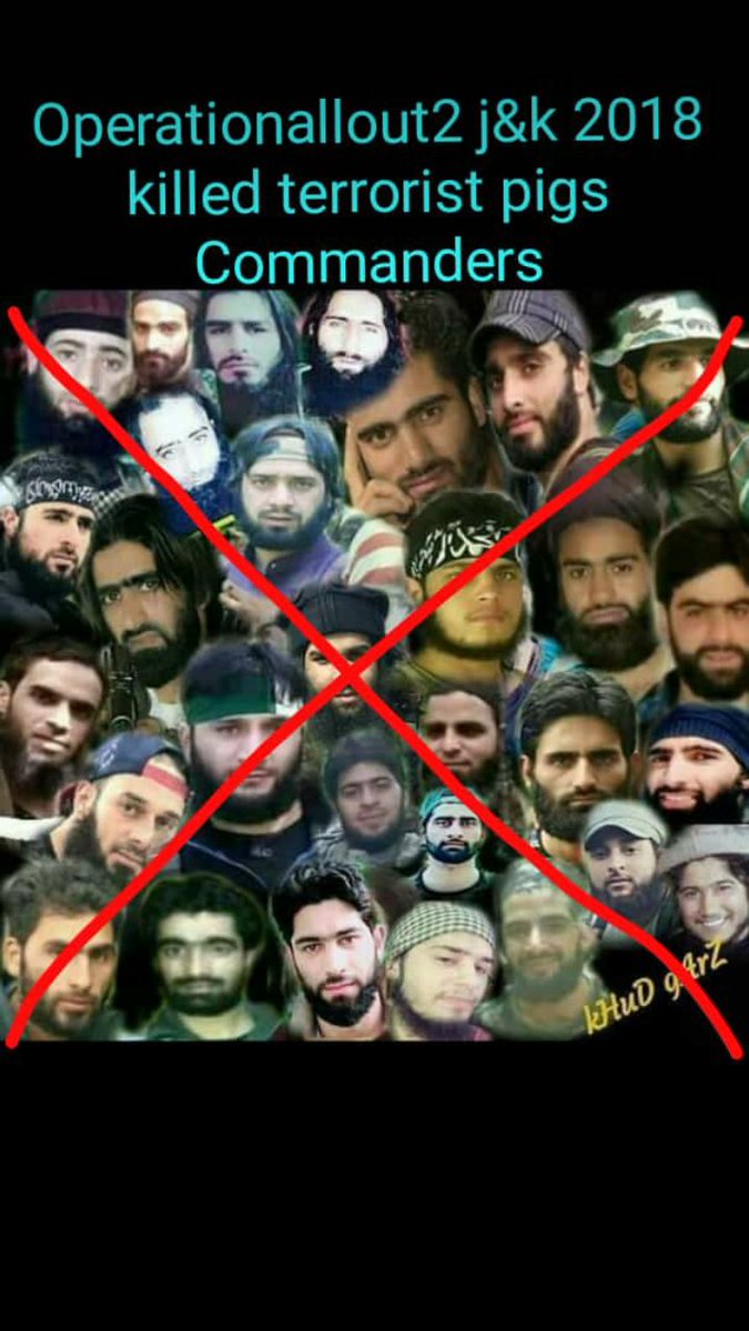 Guru_Burman's tweet photo. #IndianArmy #2018Memory 
👉 Brilliant year for #securityforces  killed 311 terrorist pig in #operationallout2 #JammuAndKashmir 15 Corps Commander Lt Gen Anil Kumar Bhatt to ANI: @adgpi @crpfindia @JmuKmrPolice 🙌😘💪🇮🇳 we Proud of you KUDOS to all braveheart🇮🇳💪 #2019 https://t.co/AUQH8yMJo2