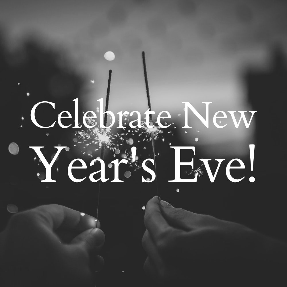 Happy New Years! Be safe and best wishes for the upcoming year!