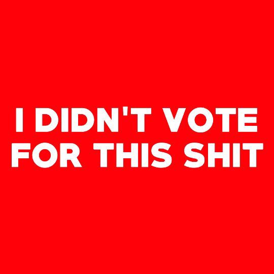 ProxyProphet's tweet image. I just wanted healthcare and possibly legal weed. :(

I Didn’t Vote for This Shit tee, long-sleeved tee, and hoodie available in a variety of sizes and colors.

Tee: etsy.com/listing/477218…
Long-sleeved tee: etsy.com/listing/518777…
Hoodie: etsy.com/listing/504940…