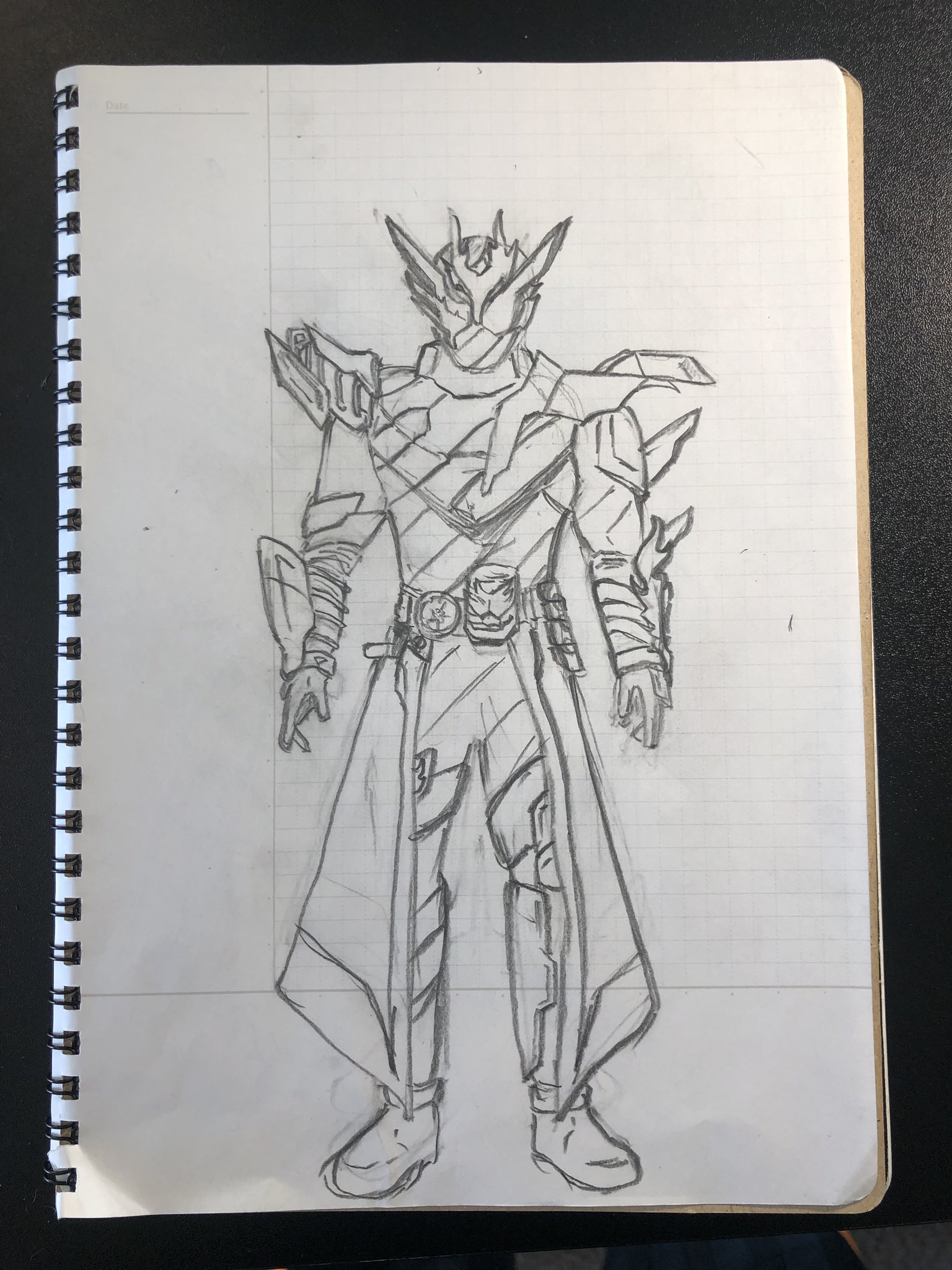 魔ツイ魔さき 機内に仮面ライダービルドの塗り絵を忘れてきたとのことなので 描いてみた ちょい左肩下がりで姿勢が悪い T Co Gmkidy1dz7 Twitter