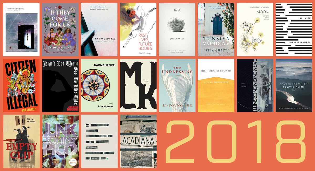 adroitjournal's tweet image. This year, Adroit featured over one hundred interviews and reviews in our issues and on our blog. After the jump, read our list of some of this year's best poetry collections illuminated in those features. 2019, here we come!

theadroitjournal.org/blog/2018/12/2…