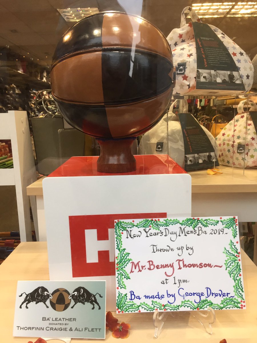 garrygcooper's tweet photo. Big game day tomorrow, New Years Day Men’s Ba #bagame #uppies #doonies #kirkwallba, this is the ultimate prize on display, someone is asking so many question, so much to tell these boys and keeping the tradition going https://t.co/Y5tNk1QHgY