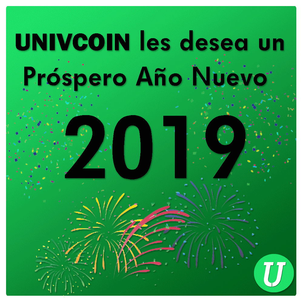 UnivcoinTeam's tweet photo. ¡Vamos a construir un #2019 lleno de #oportunidades ! 🥳🍾🎉 

#prosperoañonuevo #Univcoin https://t.co/TqMnmdHKJ3