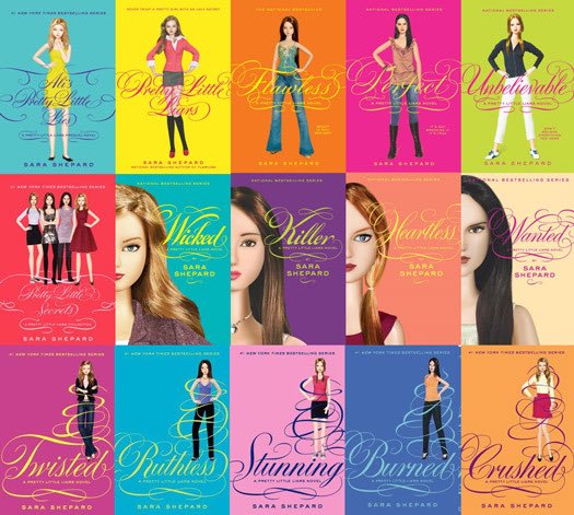 The Pretty Little Liars books by Sara Shepard: if you like the show, you’ll LOVE these books. there’s a lot of them but every book is good af, and the ending of the series is WAY better then the ending of the show .if you didn’t watch the show, these books are still bomb af lol
