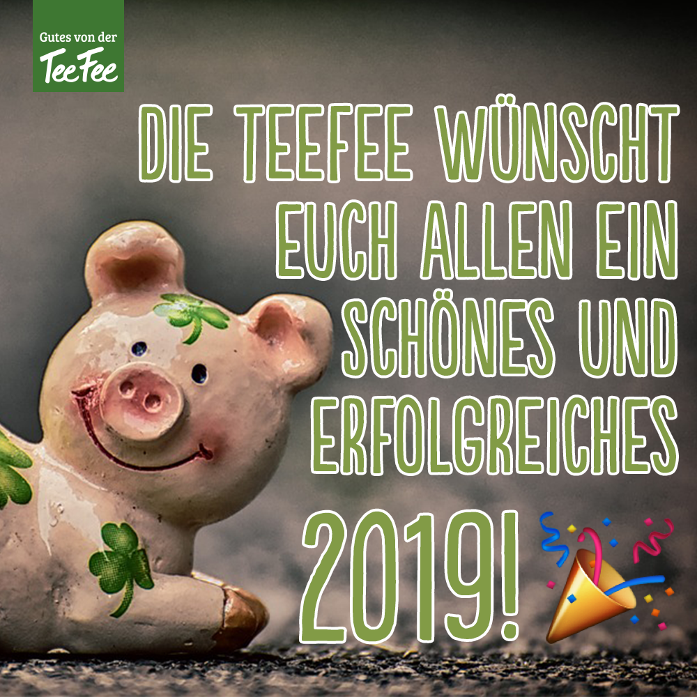 TeeFee_'s tweet photo. #2019 #happynewyear Wir wünschen euch allen ein schönes und erfolgreiches neues Jahr! 🎉 https://t.co/jfUVpJxmNC